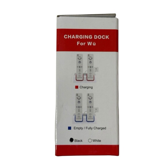 Nintendo Wii Black Remote Charging Dock Station NOB - Picture 5 of 6
